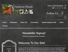 Tablet Screenshot of farmhousethreads.com